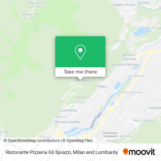 Ristorante Pizzeria Gli Spiazzi map