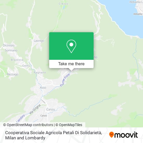 Cooperativa Sociale Agricola Petali Di Solidarietà map