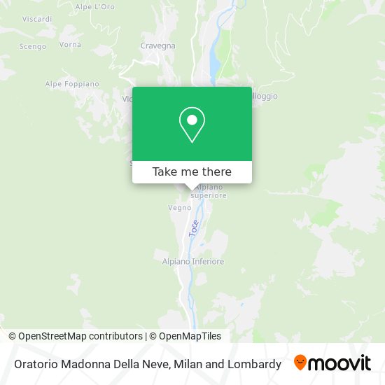 Oratorio Madonna Della Neve map