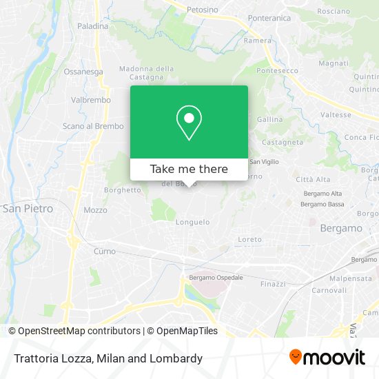 Trattoria Lozza map