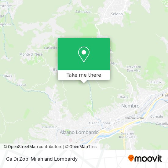 Ca Di Zop map