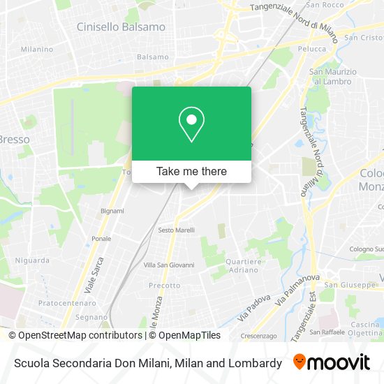 Scuola Secondaria Don Milani map