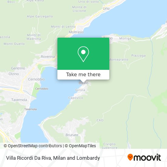 Villa Ricordi Da Riva map