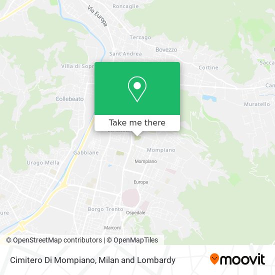 Cimitero Di Mompiano map