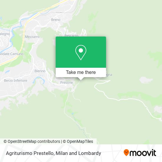 Agriturismo Prestello map
