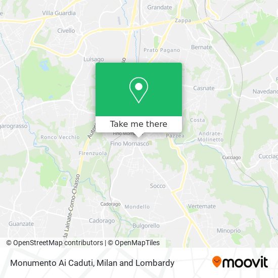 Monumento Ai Caduti map