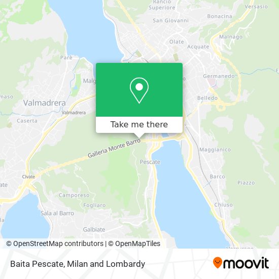 Baita Pescate map