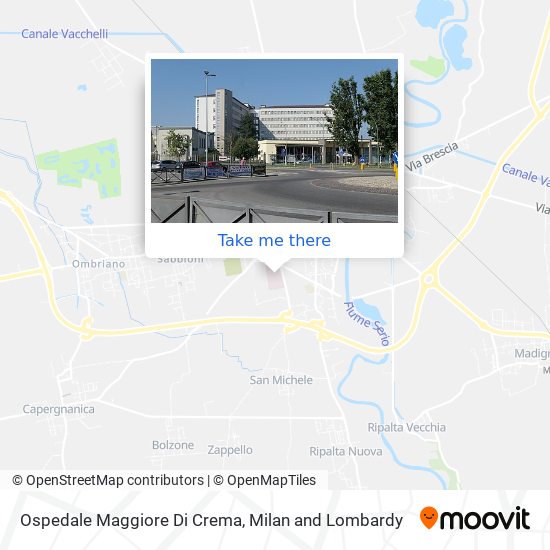 Ospedale Maggiore Di Crema map