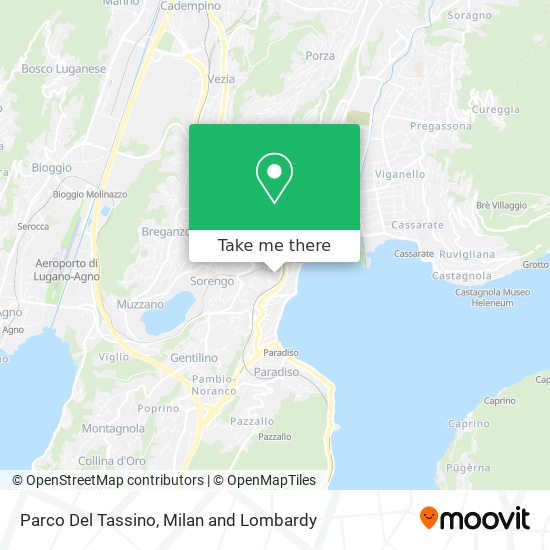 Parco Del Tassino map