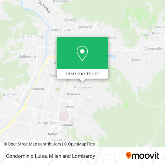 Condominio Luisa map