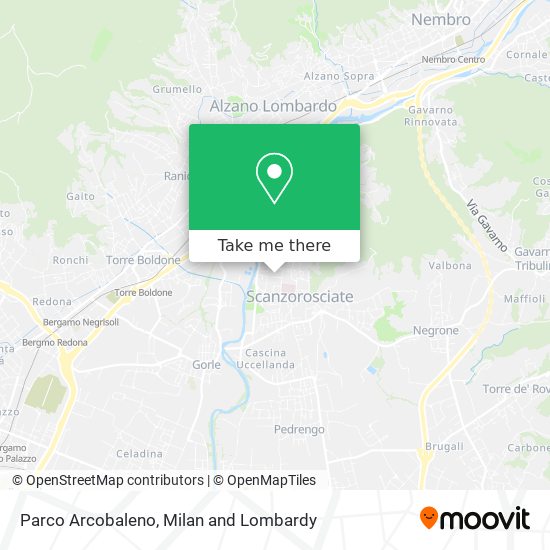 Parco Arcobaleno map