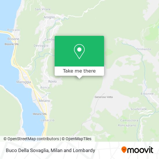 Buco Della Sovaglia map