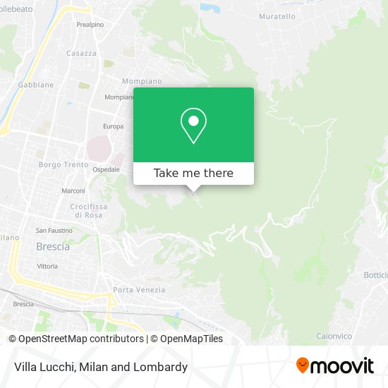 Villa Lucchi map