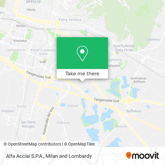 Alfa Acciai S.P.A. map