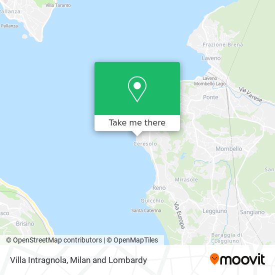 Villa Intragnola map