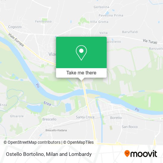 Ostello Bortolino map