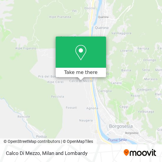 Calco Di Mezzo map