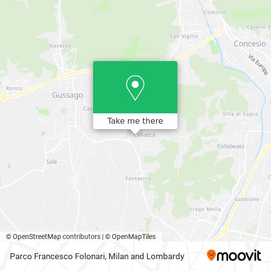 Parco Francesco Folonari map