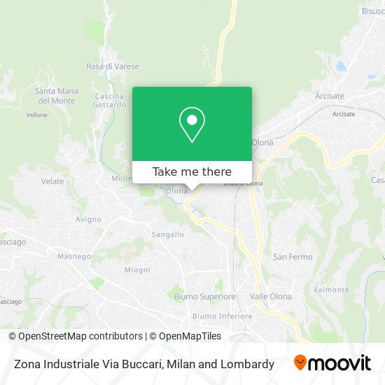 Zona Industriale Via Buccari map