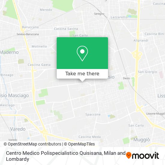 Centro Medico Polispecialistico Quisisana map