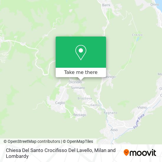 Chiesa Del Santo Crocifisso Del Lavello map