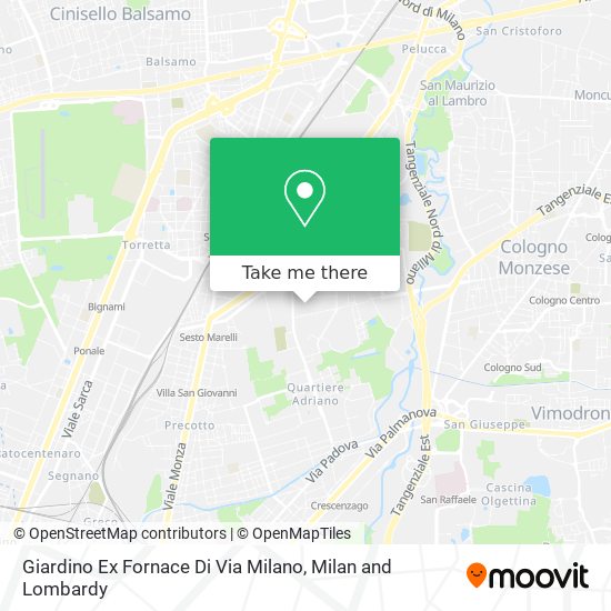Giardino Ex Fornace Di Via Milano map