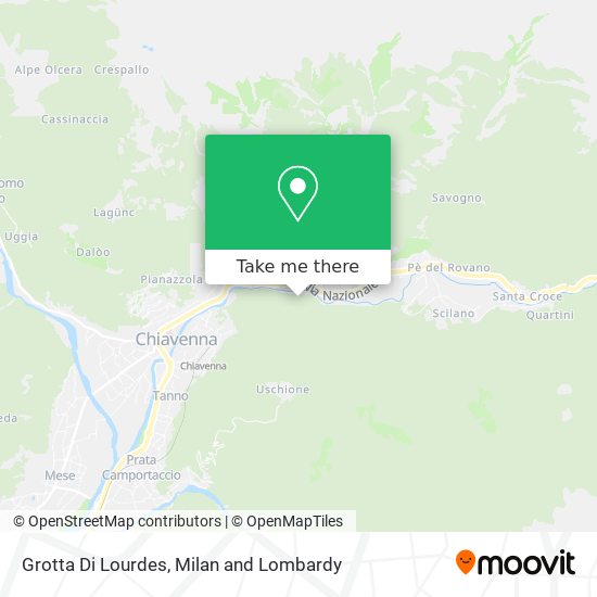 Grotta Di Lourdes map