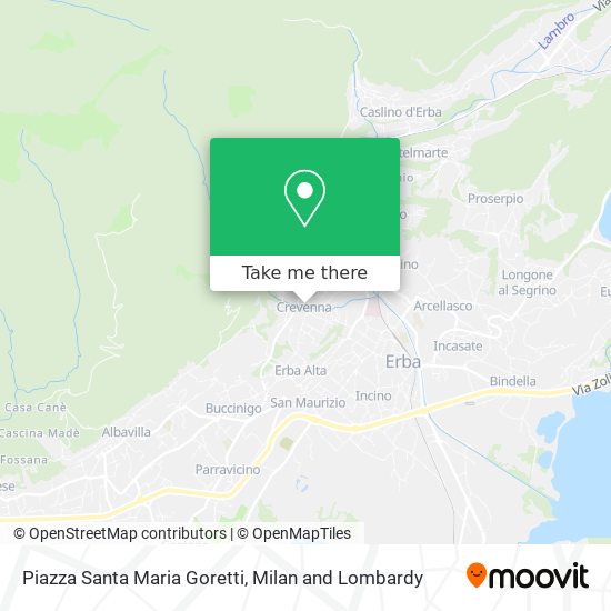 Piazza Santa Maria Goretti map