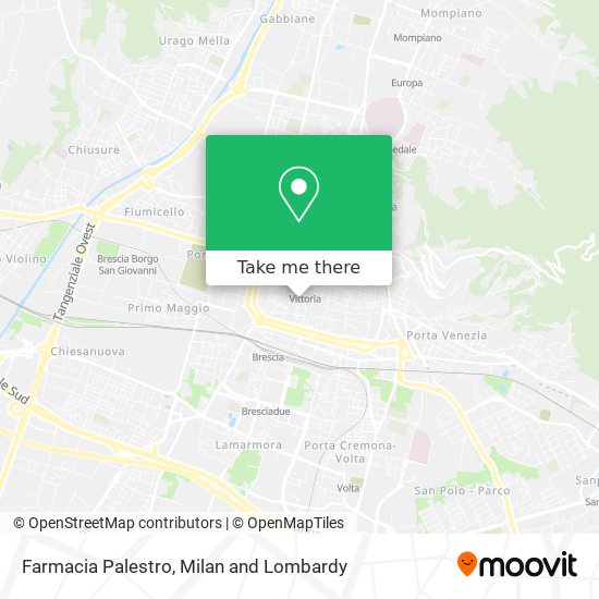 Farmacia Palestro map