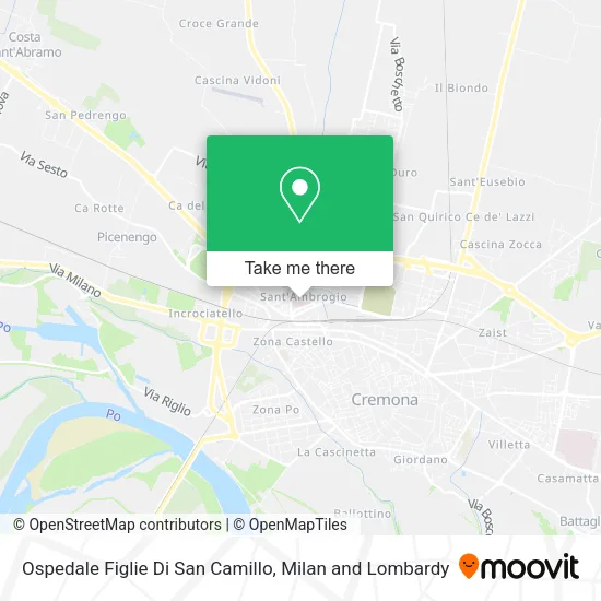 Ospedale Figlie Di San Camillo map
