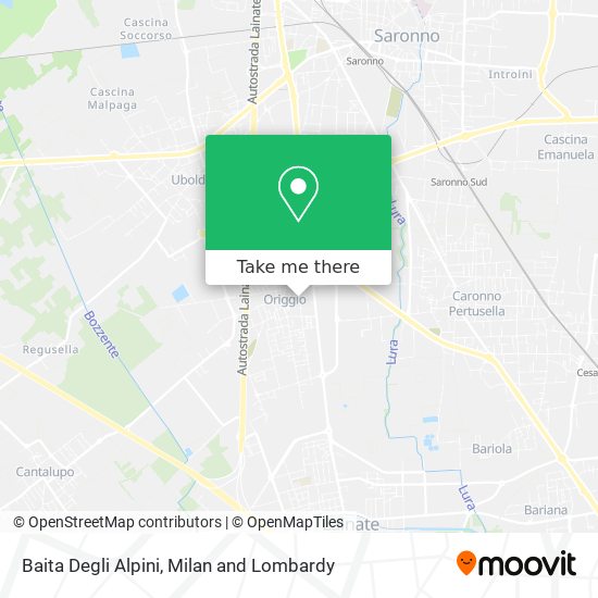 Baita Degli Alpini map