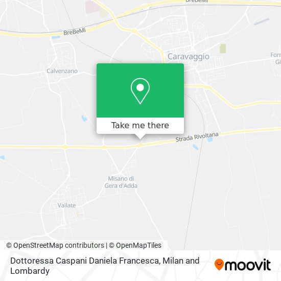 Dottoressa Caspani Daniela Francesca map