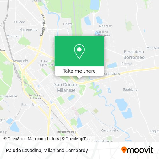 Palude Levadina map