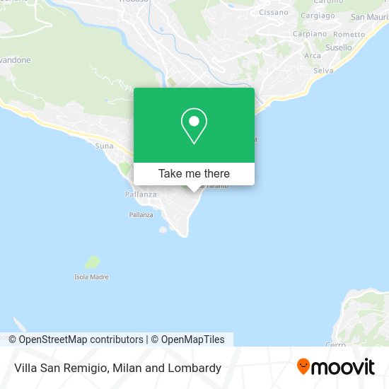 Villa San Remigio map
