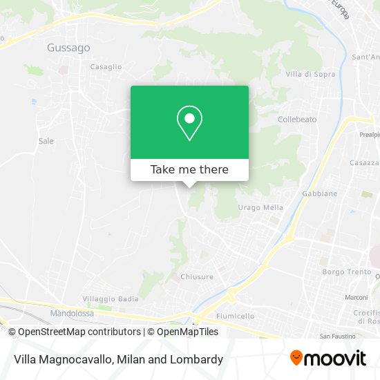 Villa Magnocavallo map