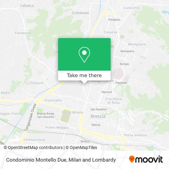 Condominio Montello Due map