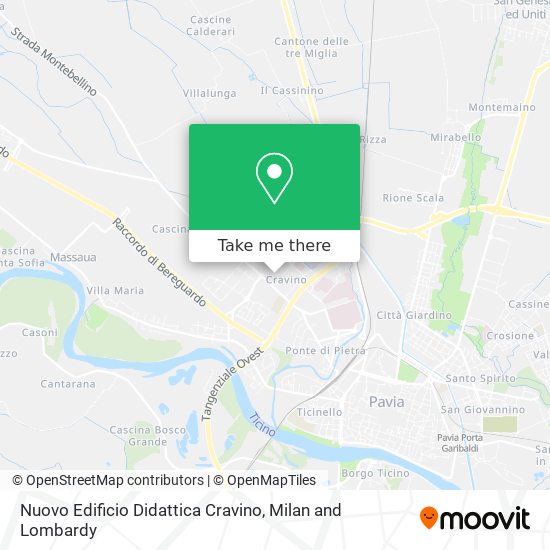 Nuovo Edificio Didattica Cravino map