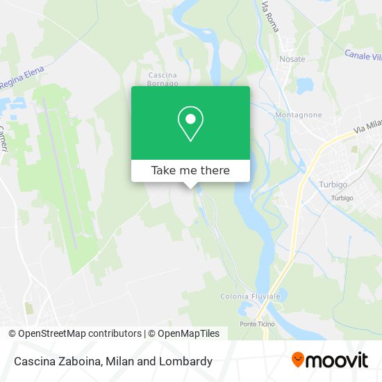 Cascina Zaboina map