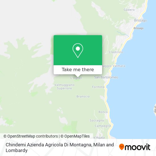 Chindemi Azienda Agricola Di Montagna map