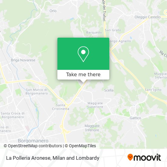 La Polleria Aronese map