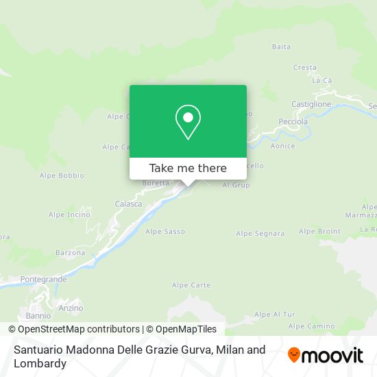 Santuario Madonna Delle Grazie Gurva map