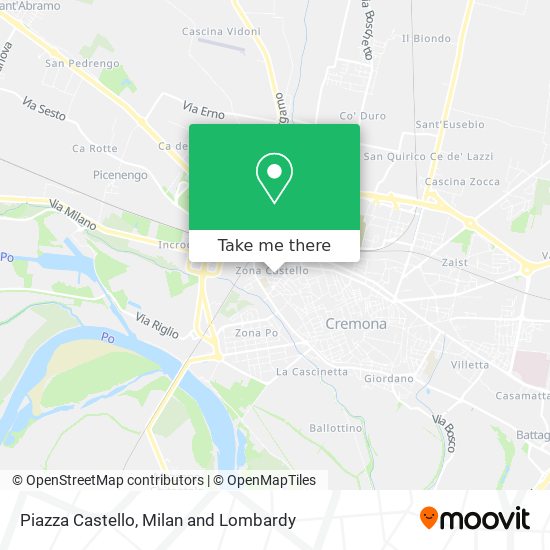 Piazza Castello map