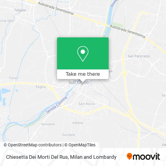 Chiesetta Dei Morti Del Rus map