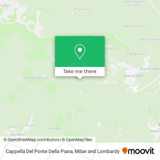 Cappella Del Ponte Della Piana map