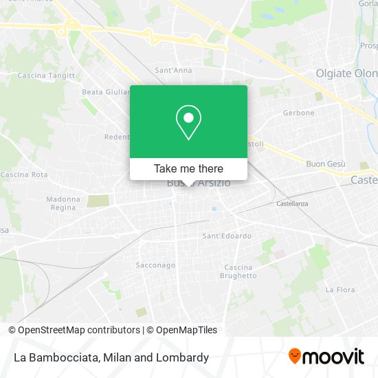La Bambocciata map