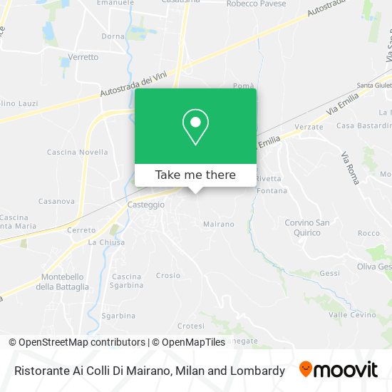Ristorante Ai Colli Di Mairano map