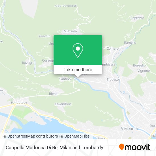 Cappella Madonna Di Re map