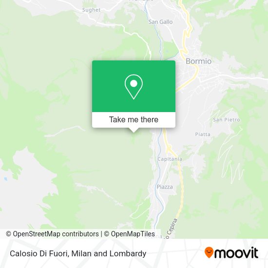 Calosio Di Fuori map
