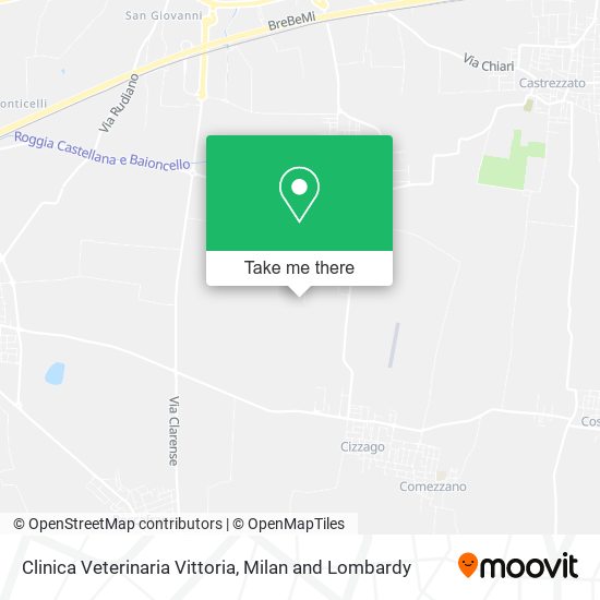 Clinica Veterinaria Vittoria map