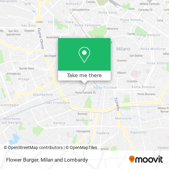 Flower Burger map